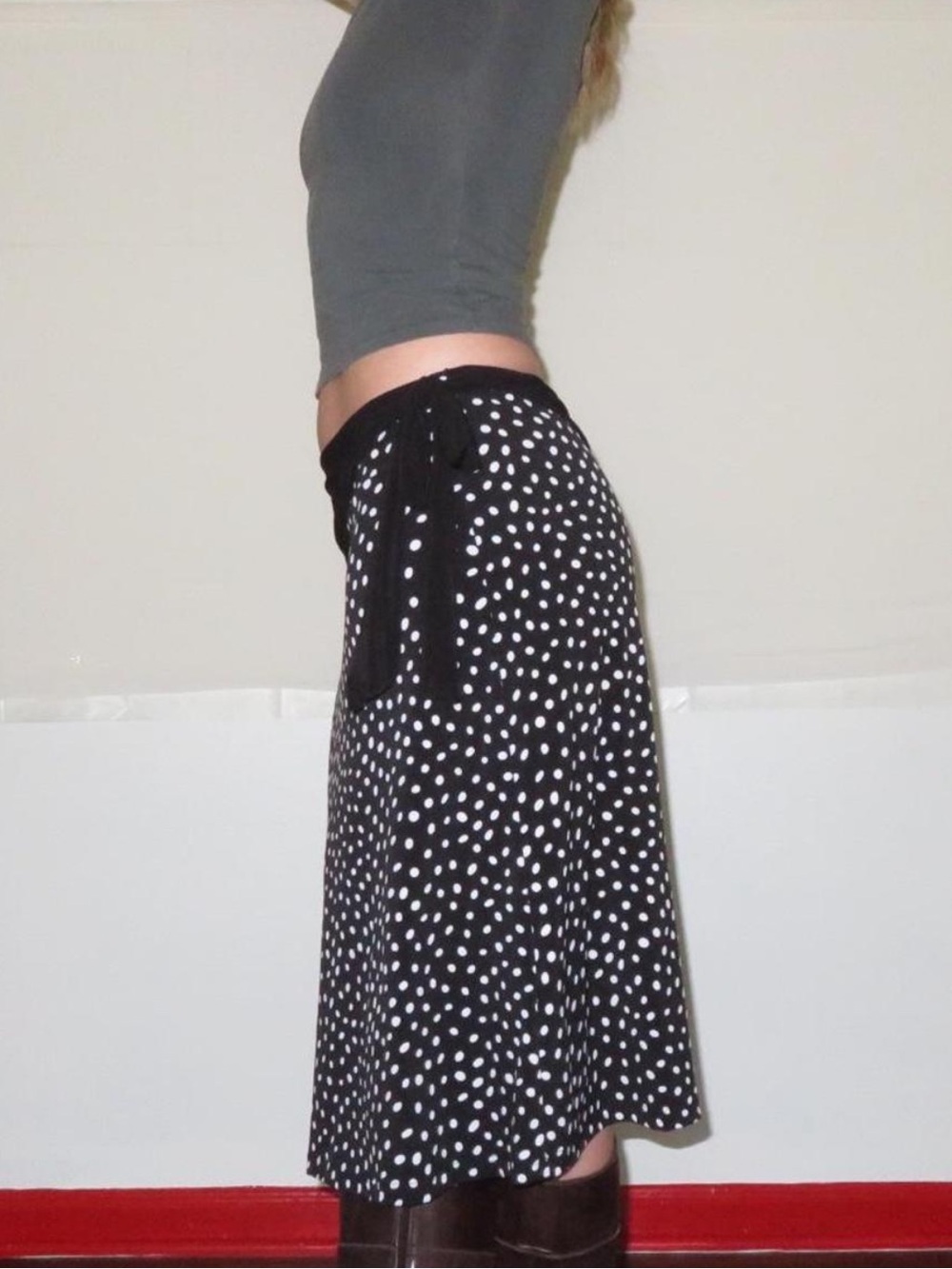 Vintage Polka Dot Mini Skirt